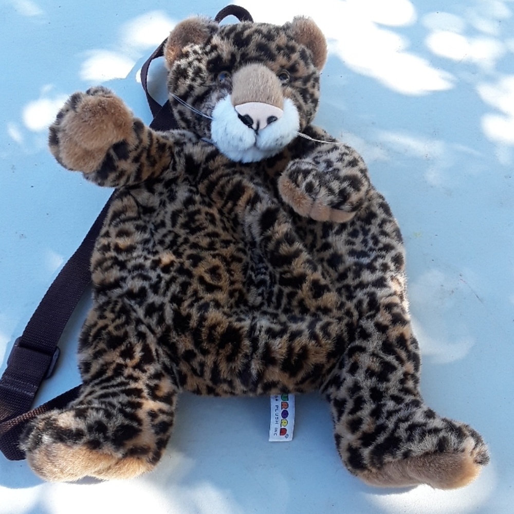 Plush backpack
